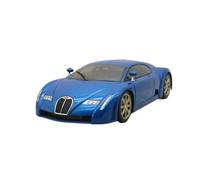 Auto Classica In Lega 1:18 Per Bugatti Chiron Blu Modello Di Auto Completamente Aperta Per Esposizione In Casa E In Ufficio Decorativi Da Collezione