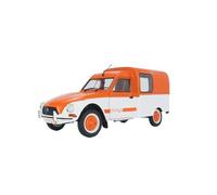 Auto Classica In Lega 1:18 Per Citroën Classic 1984 Modello Di Auto Da Collezione In Lega Arancione A Doppia Porta Decorativi Da Collezione