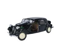 Auto Classica In Lega 1:18 Per Citroen Traction Nero Retro Classico Nostalgico Doppia Porta Modello Auto Lega Pressofusa Decorativi Da Collezione