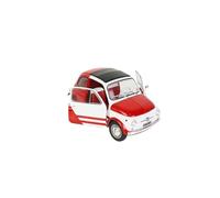 Auto Classica In Lega 1:18 Per FIAT 500 Modello Di Auto In Lega Rossa A Doppia Porta Da Collezione Decorazione Per La Casa Decorativi Da Collezione