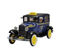 Auto Classica In Lega 1/18 Per Ford A Tudor TAXI 1931 Classic Car 6107 Modello Di Auto In Lega Con Ornamenti In Metallo Blu Decorativi Da Collezione