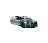 Auto Classica In Lega 1:18 Per Ford GT500 Modello Di Auto In Lega Verniciata Con Strisce Grigie E Verdi Ornamenti Da Collezione Decorativi Da Collezione