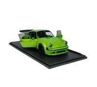 Auto Classica In Lega 1:18 Per KS-R GREEN 2022 Modello Di Auto Tridimensionale In Lega Verde Con Doppia Porta E Scenario Stradale Decorativi Da Collezione