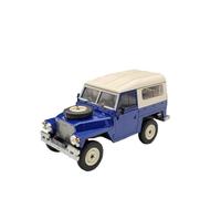 Auto Classica In Lega 1:18 Per Land Rover Light Weight Serie III 1973 Blu Bianco BOS382 Modelli Collezioni Per Appassionati Di Auto Decorativi Da Collezione