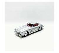 Auto Classica In Lega 1/18 Per Mercedes-Benz MB 300SL Modello Completamente Aperto In Lega Argento Classico Retrò Nostalgico Auto D'epoca Decorativi Da Collezione