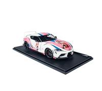 Auto Classica In Lega 1:18 Per Toyota GR SUPRA ITASHA Porta Apribile Modello Di Auto Ornamentale Da Collezione In Metallo Fuso Bianco Decorativi Da Collezione