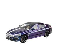 Auto Classica In Lega 1 24 Per BMW M8 Modello Auto Sportiva Scala Pressofusa Simulazione Veicoli Collezione Giocattolo Suono E Luce Regalo Decorativi Da Collezione(Purple)