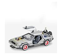 Auto Classica In Lega 1 24 Per DMC-12 Delorean Ritorno Al Futuro Macchina Del Tempo Pressofuso In Lega Modello Di Auto Regalo Decorativi Da Collezione(C)