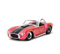 Auto Classica In Lega 1:24 Per Shelby Cobra 427 S/C 1965 Modellino In Metallo Pressofuso In Scala Decorazione Per Scena Per Adulti Rosa Decorativi Da Collezione