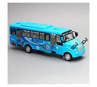 Auto Classica In Lega 1 32 Lega Di Autobus Turismo Modello Suono Luce In Metallo Pressofuso Emulazione Bus Cittadino Giocattolo Bambini Regali Decorativi Da Collezione(Blu)