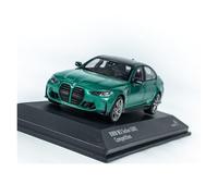 Auto Classica In Lega 1:43 Per BMW G80 M3 M ISOLA DI MAN Modello Di Auto In Lega Con Decorazione Statica Blu/verde Decorativi Da Collezione(Green)