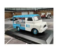 Auto Classica In Lega 1:43 Per Furgone Del Latte Modello Di Auto Simulazione In Lega Ornamento Da Collezione Bianco-blu Esposizione Statica Decorativi Da Collezione