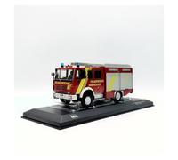 Auto Classica In Lega 1/43 Per Mercedes-Benz LF 16/12 Modello Di Camion Dei Pompieri In Lega Collezione Di Ornamenti In Metallo Rosso Decorativi Da Collezione