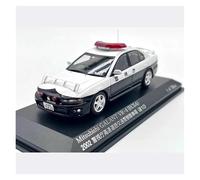 Auto Classica In Lega 1:43 Per Mitsubishi Galant VR-4 EC5A 2002 Modello Per Festa A Tema Auto Della Polizia Decorazione Per Libreria Nera Decorativi Da Collezione