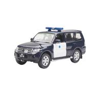 Auto Classica In Lega 1:43 Per Mitsubishi Pajero Macau Auto Della Polizia Pubblica Sicurezza Personalizzata Modello Auto In Lega Rosso Blu Decorativi Da Collezione(Gray)