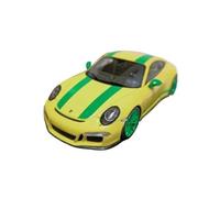 Auto Classica In Lega 1/43 Per Porsche 911 R 2017 Modello Di Auto In Resina A Strisce Gialle E Verdi Esposizione Statica Classica Decorativi Da Collezione