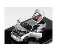 Auto Classica In Lega 1:43 Per Toyota Speedmaster Supra A80 Modello Auto Completamente Aperto In Lega Con Ornamenti In Metallo Proporzionali Decorativi Da Collezione(Silver)