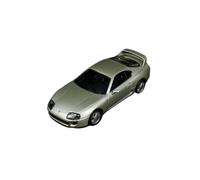 Auto Classica In Lega 1:43 Per Toyota SUPRA MKIV 2002 Modello Di Auto Sportiva In Lega Argento Per Feste Di Compleanno Decorativi Da Collezione