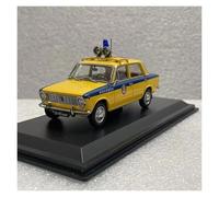 Auto Classica In Lega 1/43 Per Vaz LAda 2101 Polizia Stradale Modello Di Auto In Metallo Per Adulti Hobby Souvenir Lega Pressofusa Decorativi Da Collezione(Yellow)