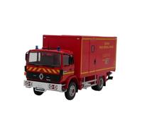 Auto Classica In Lega 1:43 Per VI G230 Camion Dei Pompieri Grande Camion Modello Auto In Lega Giocattolo Miniatura Ornamenti In Metallo Rosso Decorativi Da Collezione
