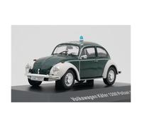 Auto Classica In Lega 1:43 Per Volkswagen Kafer 1200 1971 Maggiolino Modello Di Auto Della Polizia Tedesca Verde Decorativi Da Collezione