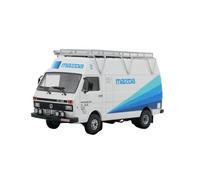 Auto Classica In Lega 1:43 Per Volkswagen LT 40 1990 Mazda Racing Team Servizio Logistico Veicolo Modello Bianco Decorativi Da Collezione