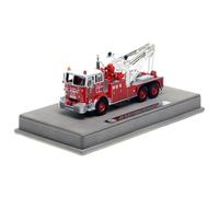 Auto Classica In Lega 1:50 Per Camion Dei Pompieri 850 Heavy 1967 Home Art Deco Model Car Da Collezione Rosso Giallo Decorativi Da Collezione(Red)