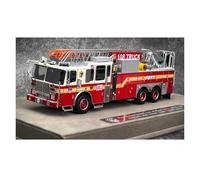 Auto Classica In Lega 1:50 Per Il Dipartimento Dei Vigili Del Fuoco Ferrara Ferrara Modello Autopompa Con Posteriore Da 100 Piedi Collezione Decorativi Da Collezione