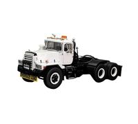 Auto Classica In Lega 1:50 Per Mack Oversize Load Heavy Duty Trailer Head Transport Truck Head Bianco Adulto Art Deco Decorativi Da Collezione