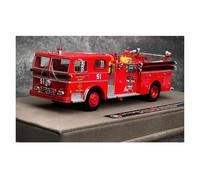 Auto Classica In Lega 1:50 Per Ward LaFrance1973 Caserma Dei Pompieri 51 Modello Di Camion Dei Pompieri Antico Adatto Per La Decorazione Scene Decorativi Da Collezione