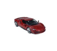 Auto Classica In Lega 1:64 Per Ferrari 296 GTB Rosso Imola Rosso Cavallino Rampante Simulazione Modello Di Auto In Lega Giocattolo Nostalgico Decorativi Da Collezione
