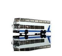 Auto Classica In Lega 1/64 Per Jinling JLY6121S N. 5 Autobus A Due Piani Modello Statico In Lega Decorativi Da Collezione