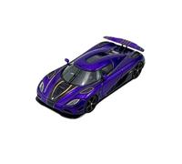 Auto Classica In Lega 1:64 Per La Koenigsegg Agera R Purple Gold Modello Di Auto In Resina Per Esposizione D'arte In Casa Da Collezione Decorativi Da Collezione