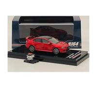 Auto Classica In Lega 1:64 Per Lancer Evolution XW Modello Esposizione Del Motore Tetto Nero Rosso Metallizzato HJ642053CR Auto Giocattolo Decorativi Da Collezione