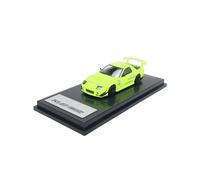Auto Classica In Lega 1:64 Per Mazda RX-7 FC3S RE Amemiya Giallo Verde Modello In Lega Per Adulti Decorativi Da Collezione