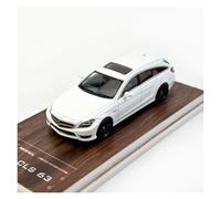Auto Classica In Lega 1:64 Per Mercedes CLS63AMG C218 Sedan Travel Devil's Eye Modello Di Auto In Lega Pressofusa In Metallo Decorativi Da Collezione(White)
