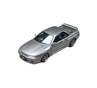 Auto Classica In Lega 1:64 Per Nissan GT-R R32 S-Tune Skyline Modello Auto Completamente Aperto In Lega Argentata Ornamenti In Fusione Metallo Decorativi Da Collezione