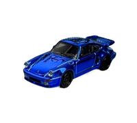 Auto Classica In Lega 1:64 Per Porsche 930 Blackbird 911 Turbo Gulf Coast Modello Auto In Lega Da Collezione Per Adulti Decorazione Decorativi Da Collezione(Blue)