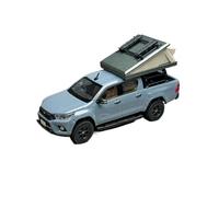 Auto Classica In Lega 1:64 Per Toyota Hilux Pickup Truck Con Tenda Da Campeggio Modello Di Auto In Lega Per Esposizione Hobby Per Adulti Decorativi Da Collezione