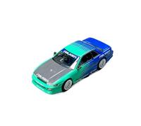 Auto Classica In Lega 1:64 Per VERTEX Nissan Silvia S13 Falken Green Modello Di Auto Da Collezione In Metallo Fuso Decorativi Da Collezione