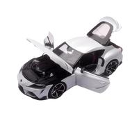 Auto Classica In Lega Collezione Di Modelli Di Auto Completamente Aperte In Lega Di Alluminio Bianca/blu Per Toyota Supra A90 1:18 Ornamenti Decorativi Da Collezione(White)