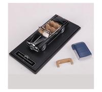 Auto Classica In Lega Collezione Di Modelli Di Auto D'epoca In Lega Rolls-Royce Corniche IV Decappottabile In Scala 1:64 Ornamenti Decorativi Da Collezione(Black)