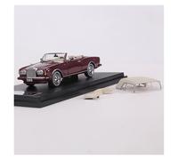Auto Classica In Lega Collezione Di Modelli Di Auto D'epoca In Lega Rolls-Royce Corniche IV Decappottabile In Scala 1:64 Ornamenti Decorativi Da Collezione(Red2)