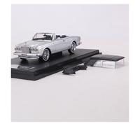Auto Classica In Lega Collezione Di Modelli Di Auto D'epoca In Lega Rolls-Royce Corniche IV Decappottabile In Scala 1:64 Ornamenti Decorativi Da Collezione(Silver)