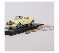 Auto Classica In Lega Collezione Di Modelli Di Auto D'epoca In Lega Rolls-Royce Corniche IV Decappottabile In Scala 1:64 Ornamenti Decorativi Da Collezione(Yellow)