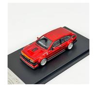 Auto Classica In Lega Collezione Di Modelli Di Auto In Lega In Scala 1:64 Per Alfa Romeo GTV6 Wide Body Con Cofano Modificato Apribile Decorativi Da Collezione(Red)