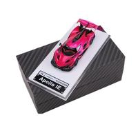 Auto Classica In Lega Collezione Di Modelli Di Auto In Resina Apollo Helios In Scala 1:64 Veicoli Per Feste Per Adulti Decorativi Da Collezione(Pink)