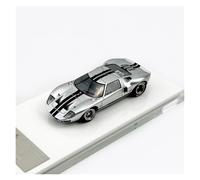 Auto Classica In Lega Espositore Da Collezione In Resina Blu Per Auto Da Corsa Ford GT40 MK1 In Scala 1:64 Per Modellismo Di Auto Da Hobby Decorativi Da Collezione(Silver)