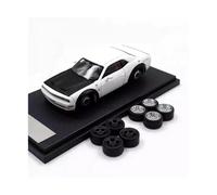 Auto Classica In Lega Modellino Di Auto Giocattolo In Lega Pressofusa Dodge Challenger SRT Hellcat In Scala 1:64 Per La Decorazione Di Scene Decorativi Da Collezione(White)