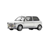 Auto Classica In Lega Modello Auto In Resina 1/43 Per Mira Gino 2000 Classic Die Casting Decorazione Per Collezione Automobilistica Rosso Decorativi Da Collezione(White)